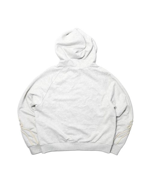 Hussar Zip-Up, in Gray